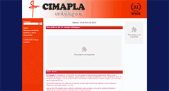 Desktop Screenshot of cimapla.com.br