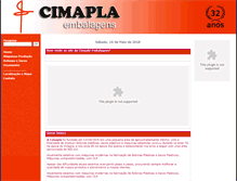 Tablet Screenshot of cimapla.com.br